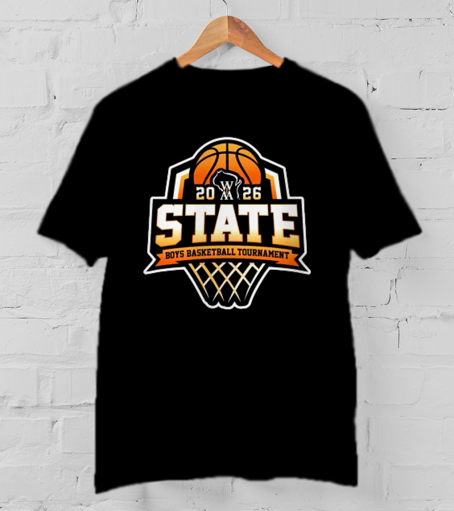 WIAA 2026 State Boys Basketball Tournament T-Shirt