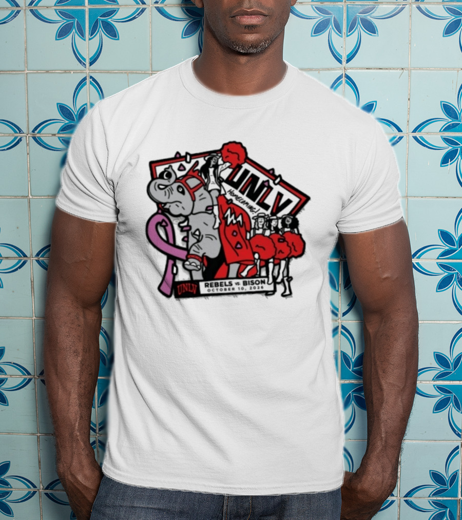 UNLV Rebels Vs Bison Homecoming October 10 2026 T-Shirt