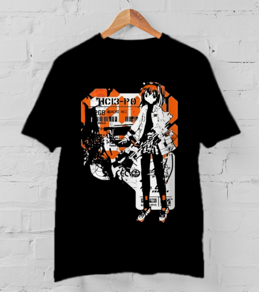 Adachi Rei HC3 PO 32GB Cybernetic Anime T-Shirt