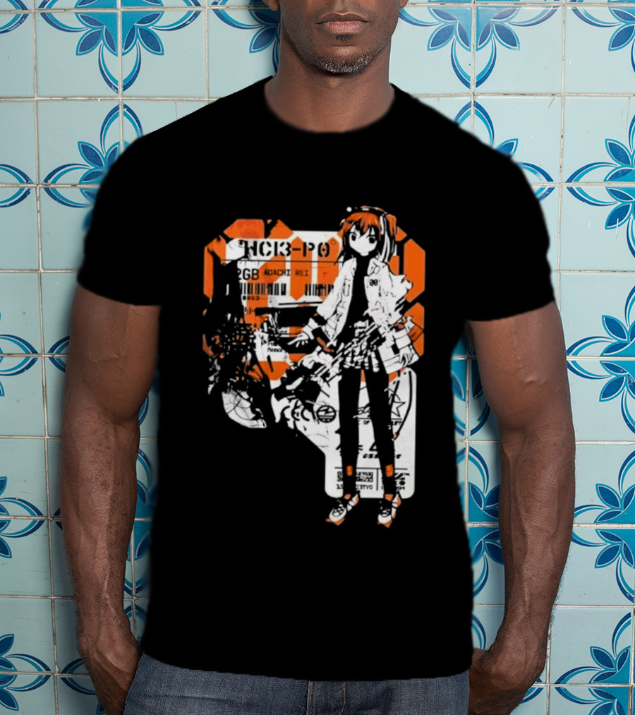 Adachi Rei HC3 PO 32GB Cybernetic Anime T-Shirt