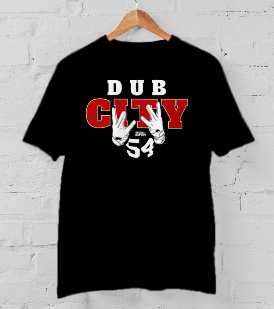 Fred Warner 54 San Francisco 49ers Dub City Hand Signs T-Shirt