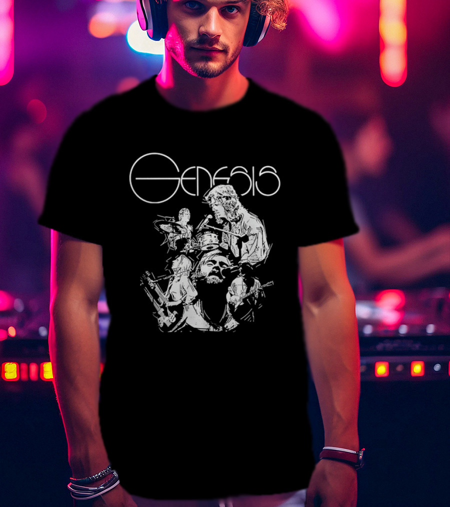 Genesis Band Members Progressive Rock Performance T-Shirt