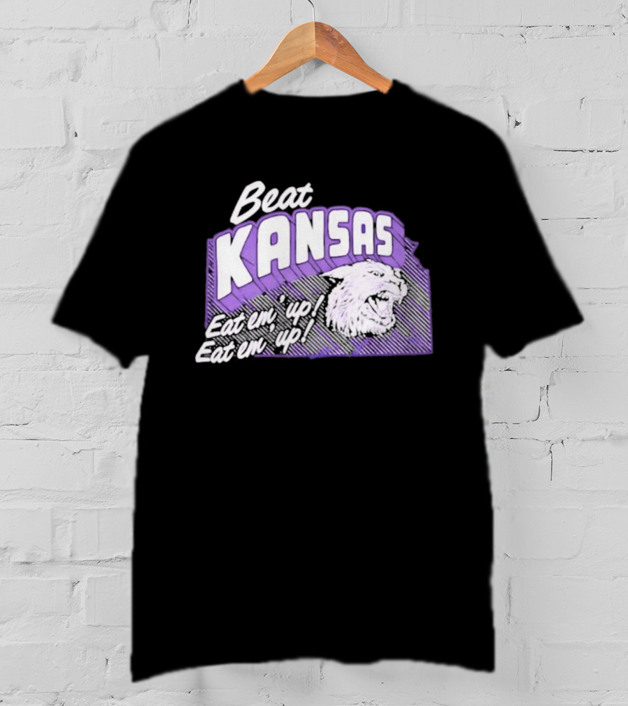 Beat Kansas Eat Em Up Eat Em Up Football Rivalry T-Shirt
