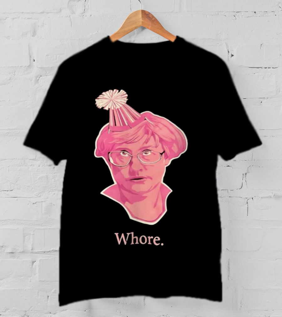 Paula Deen Party Hat Whore Meme Celebrity T-Shirt