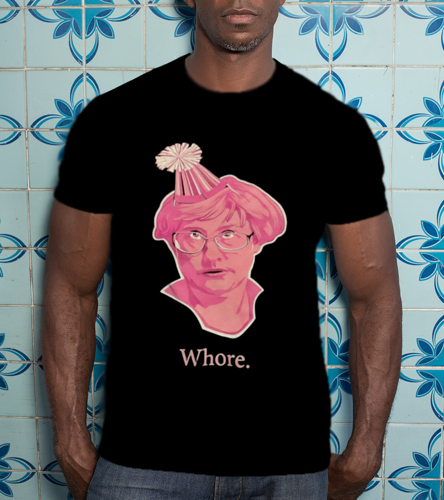 Paula Deen Party Hat Whore Meme Celebrity T-Shirt