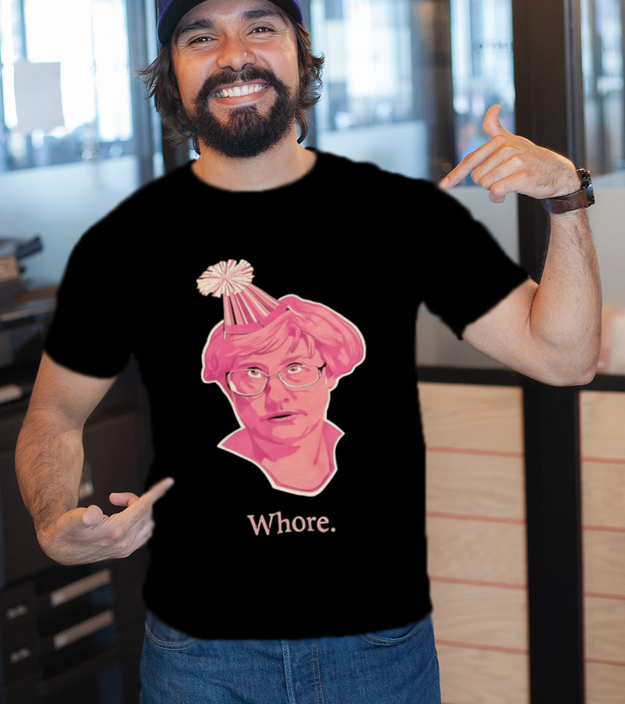 Paula Deen Party Hat Whore Meme Celebrity T-Shirt