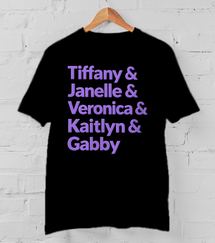Tiffany Janelle Veronica Kaitlyn Gabby Golden State Valkyries WNBA T-Shirt