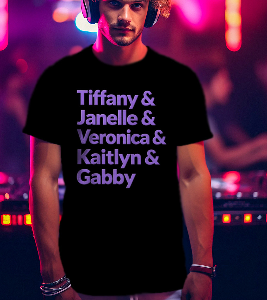 Tiffany Janelle Veronica Kaitlyn Gabby Golden State Valkyries WNBA T-Shirt