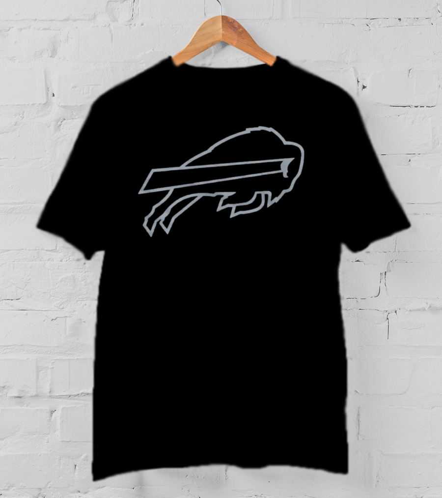Buffalo Bills Football Black NFL Team Merchandise T-Shirt
