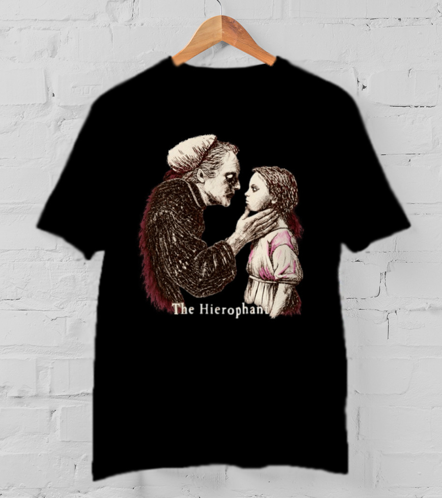 Hierophant Tarot Card Occult Esoteric Divination T-Shirt