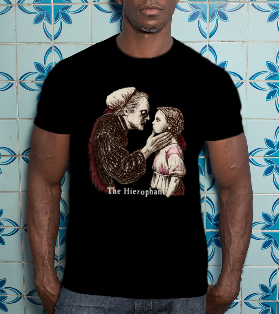 Hierophant Tarot Card Occult Esoteric Divination T-Shirt