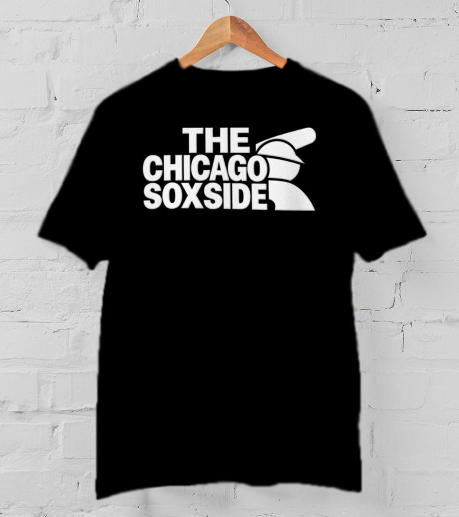 The Chicago Soxside Baseball Bat MLB White Sox T-Shirt