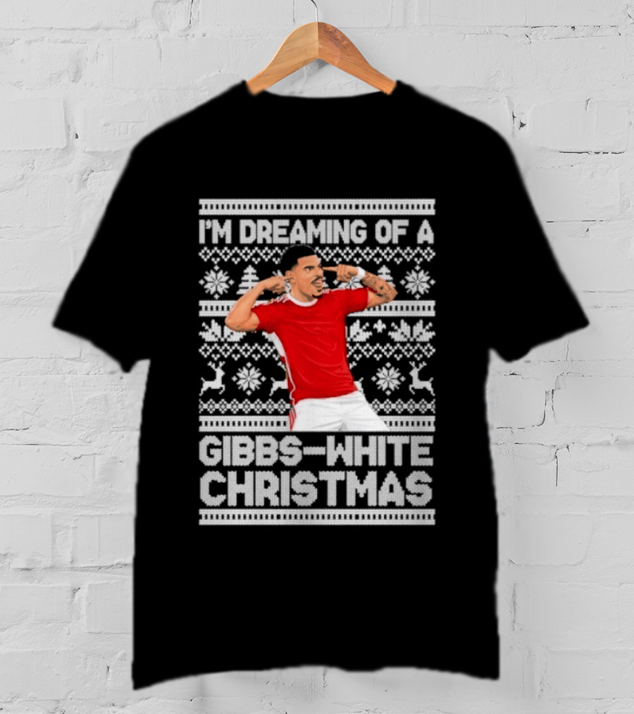 I'm Dreaming Of A Gibbs White Christmas Festive Knit T-Shirt
