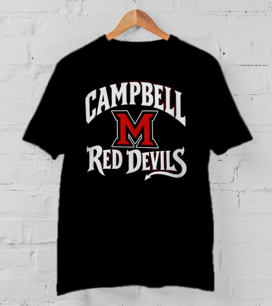 Campbell M Red Devils NCAA T-Shirt
