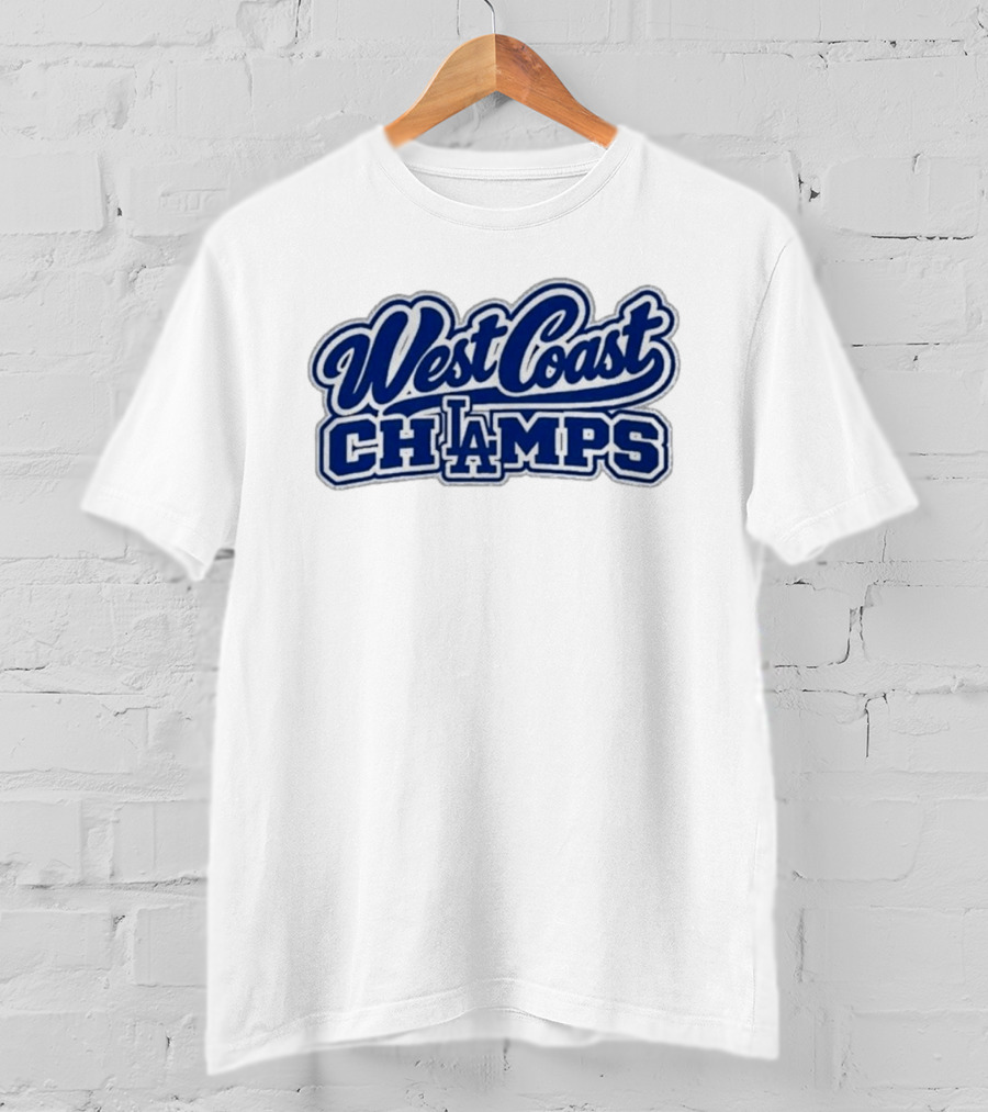 Los Angeles Dodgers West Coast Champs LA MLB T-Shirt