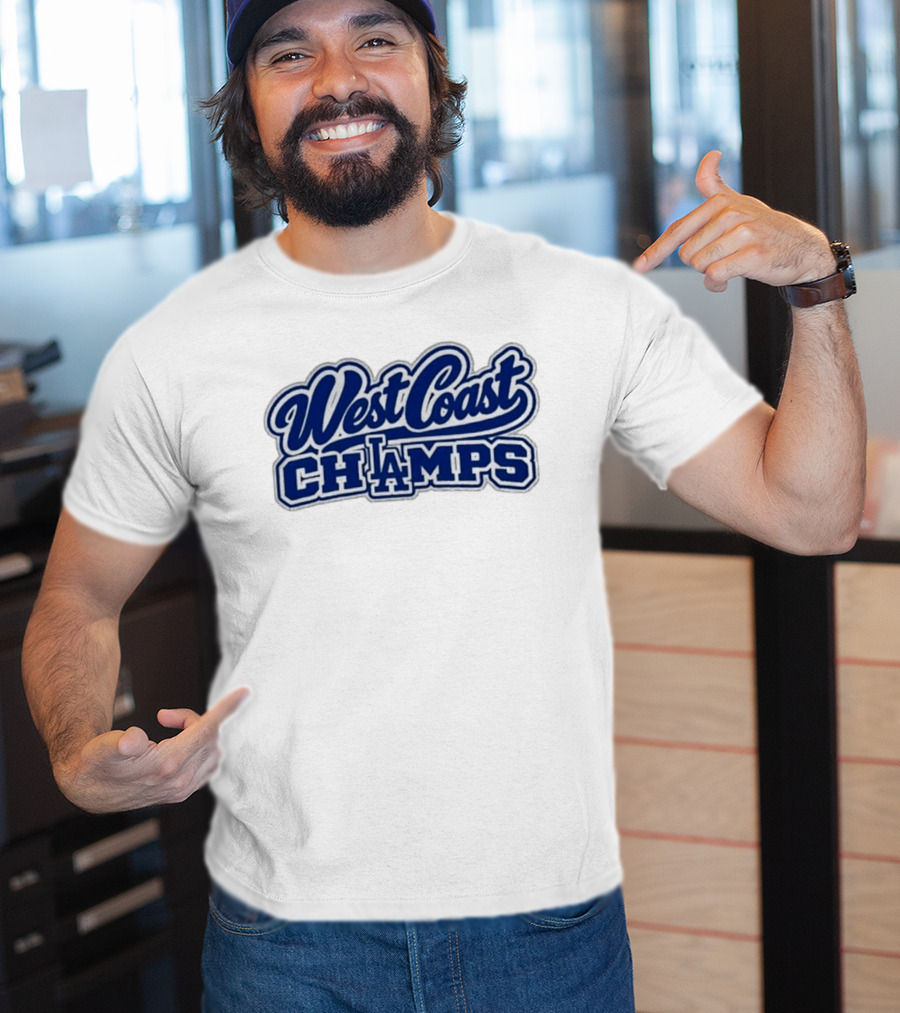Los Angeles Dodgers West Coast Champs LA MLB T-Shirt