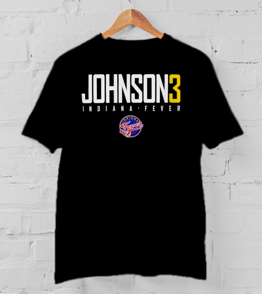 Johnson 3 Indiana Fever WNBA Basketball Team Jersey Fever T-Shirt