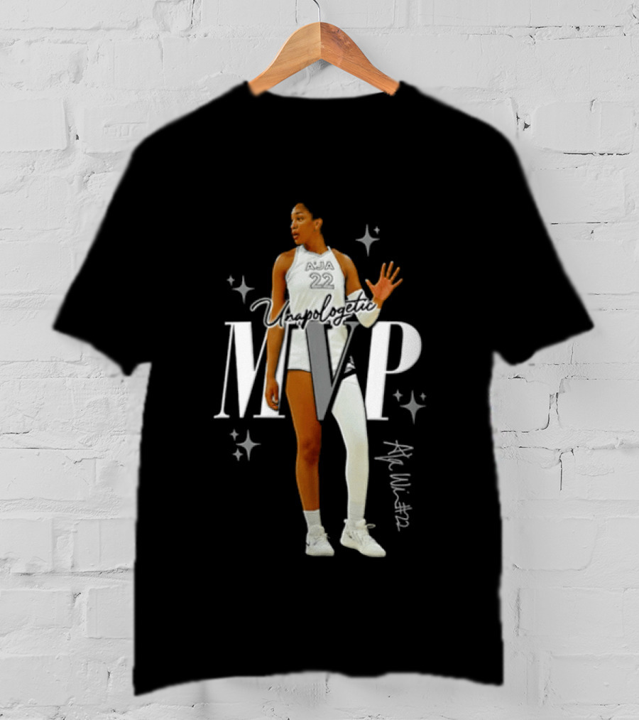 Unapologetic MVP Aja Wilson Las Vegas Aces WNBA T-Shirt