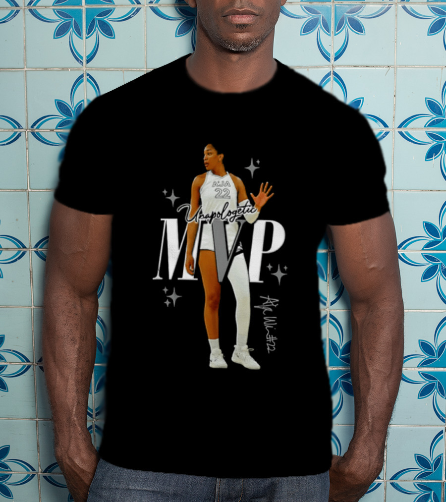 Unapologetic MVP Aja Wilson Las Vegas Aces WNBA T-Shirt