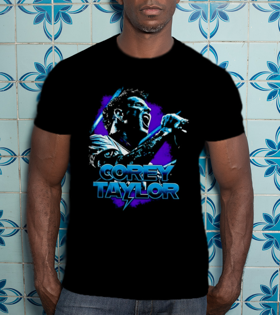 Corey Taylor Slipknot Live Performance Music T-Shirt