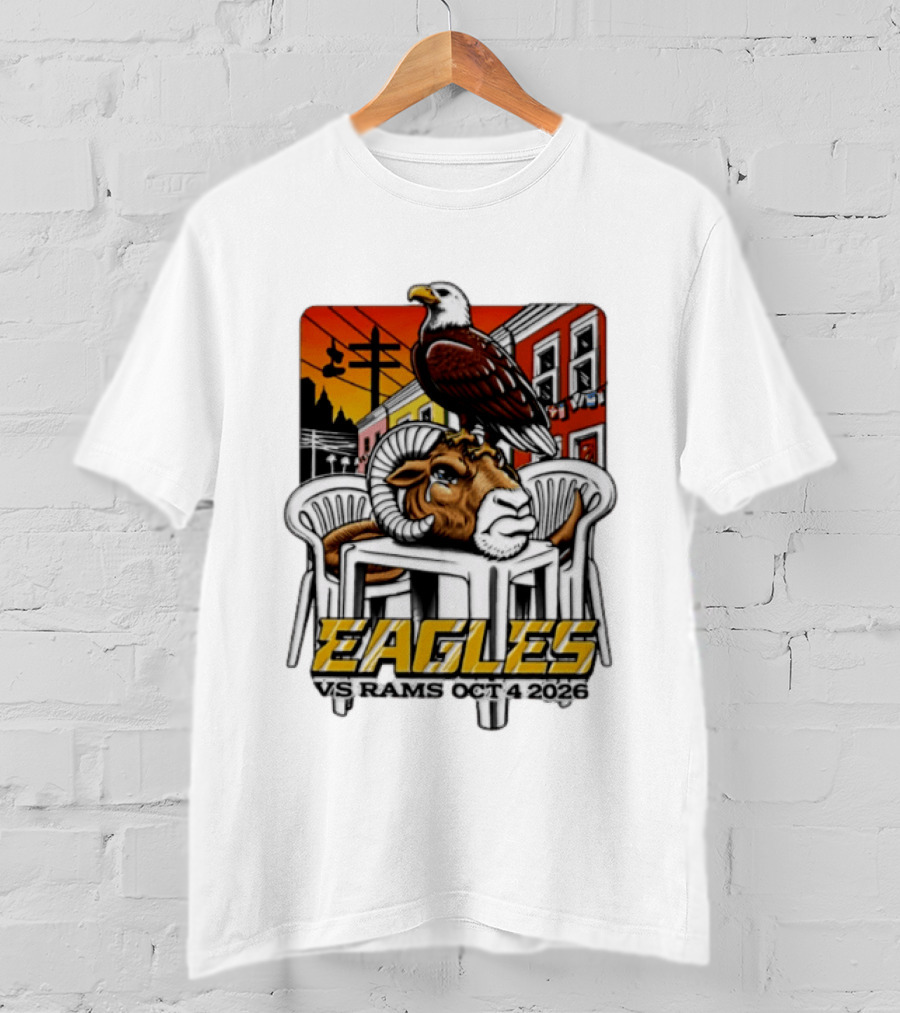 Eagles Vs Rams October 4 2026 Philadelphia Matchup T-Shirt