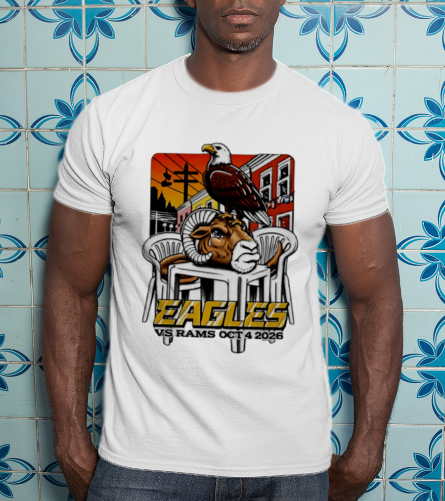 Eagles Vs Rams October 4 2026 Philadelphia Matchup T-Shirt