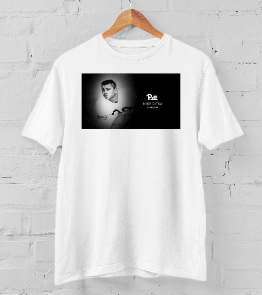 Pitt Remembers Football Icon Mike Ditka 1939 2026 T-Shirt