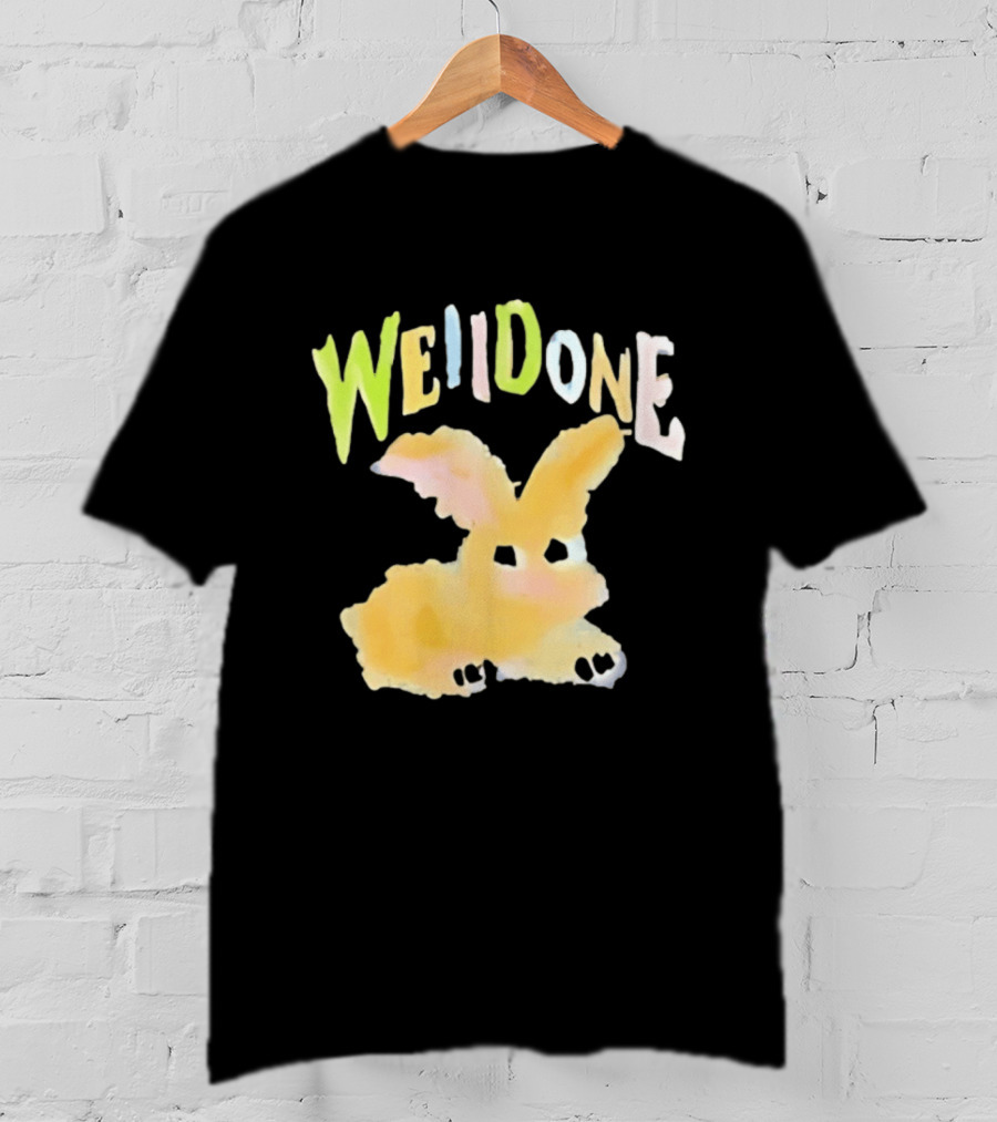 We11done Colorful Bunny Rabbit Fashion Playful Pastel Aesthetic T-Shirt