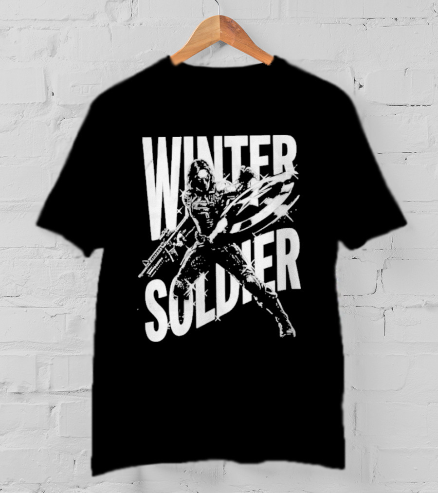 Winter Soldier Bucky Barnes Iconic Superhero T-Shirt