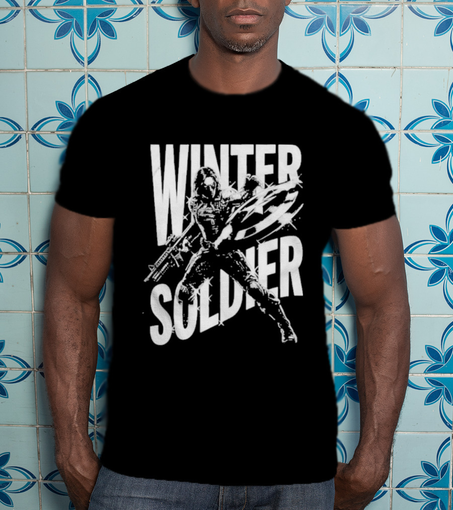 Winter Soldier Bucky Barnes Iconic Superhero T-Shirt