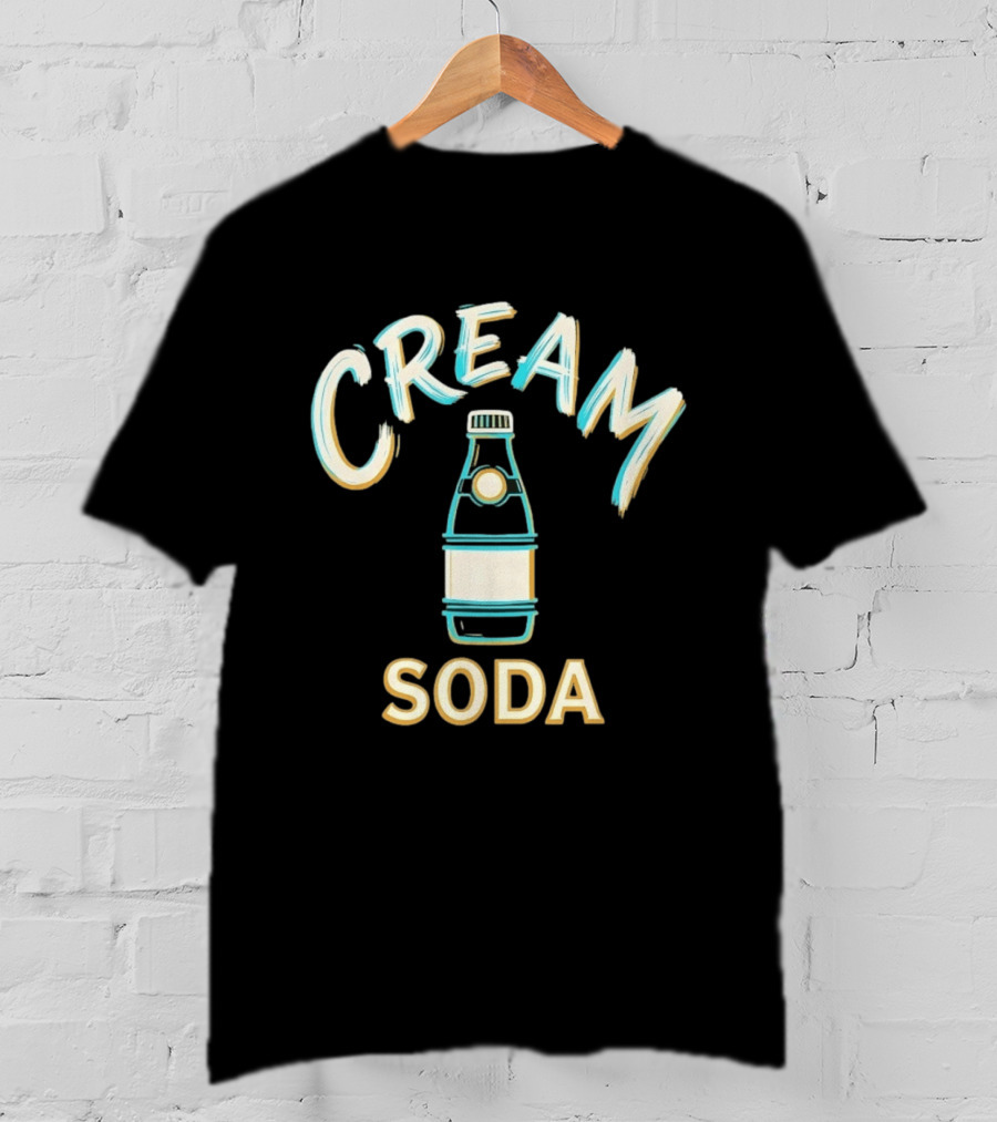 Cream Soda Bottle Drink Beverage T-Shirt
