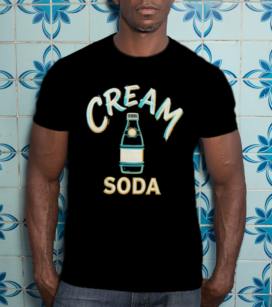 Cream Soda Bottle Drink Beverage T-Shirt