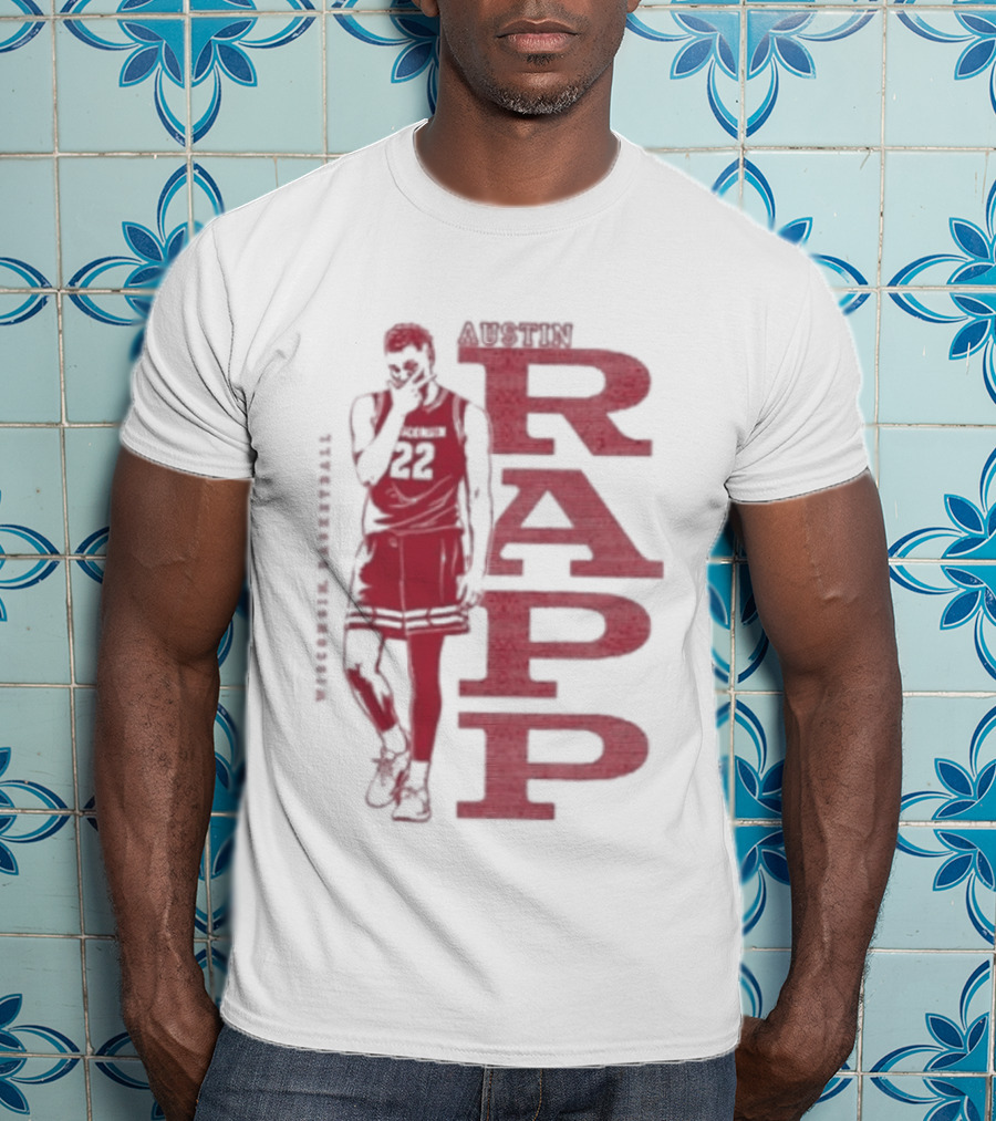 Austin Rapp Wisconsin Basketball 22 NCAA T-Shirt