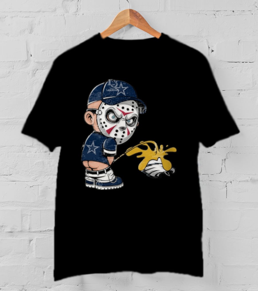 Dallas Cowboys Jason Voorhees Pissing On Philadelphia Eagles T-Shirt