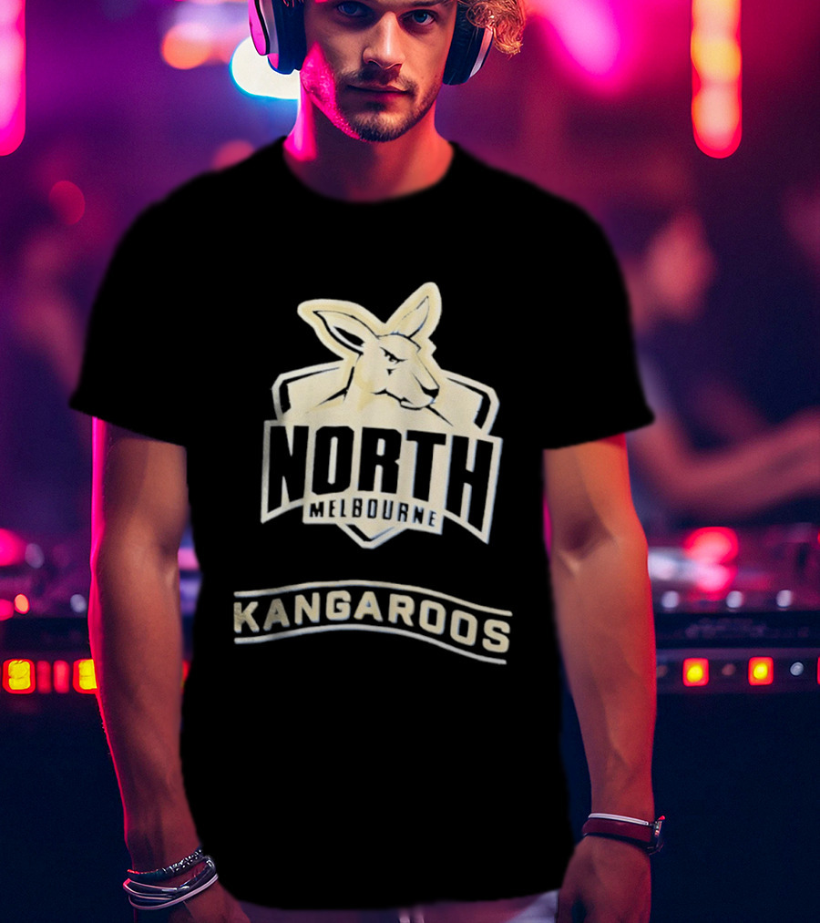 North Melbourne Kangaroos AFL Australian Football League Team T-Shirt