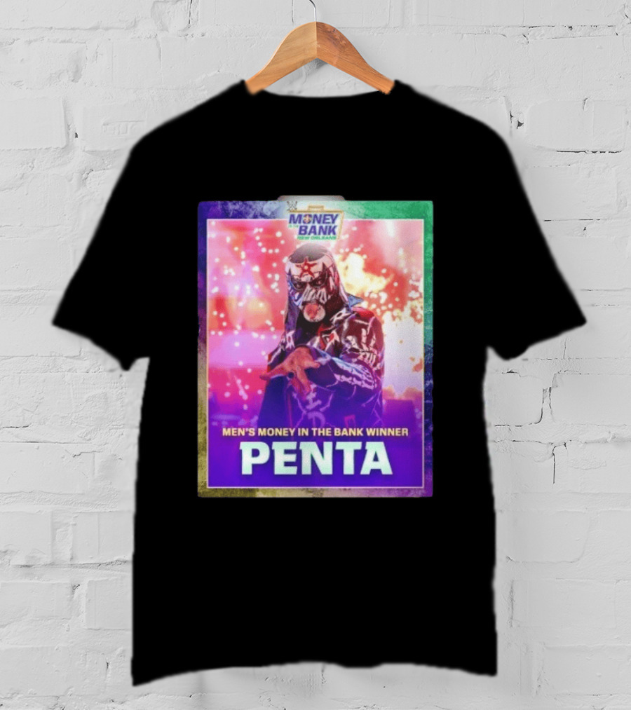 Penta Men's Money In The Bank Winner New Orleans Wrestler T-Shirt