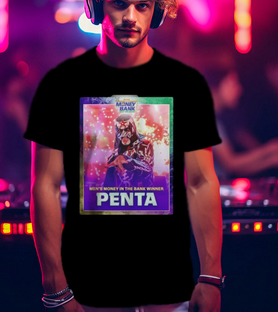 Penta Men's Money In The Bank Winner New Orleans Wrestler T-Shirt