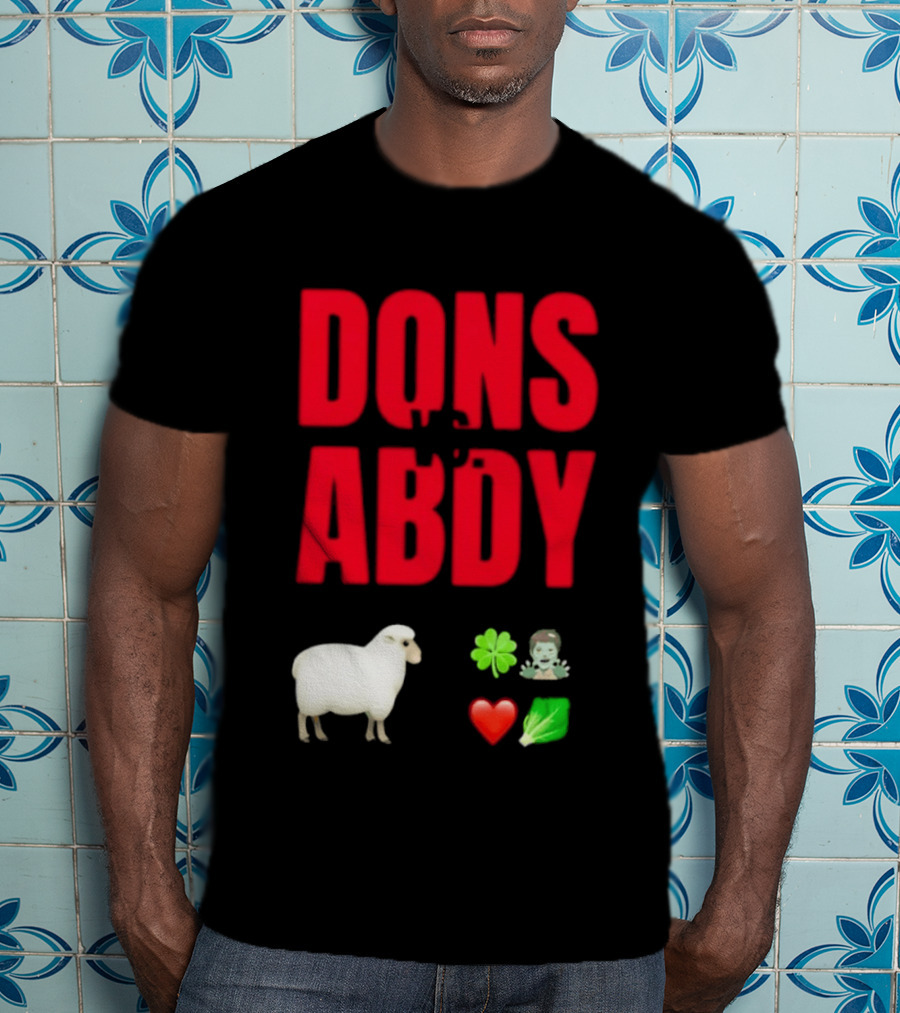 Dons Abdy Sheep Clover Zombie Heart Lettuce T-Shirt