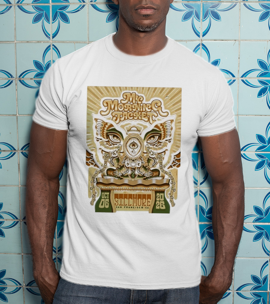 My Morning Jacket Fillmore San Francisco October 6 2026 Vintage Style Psychedelic T-Shirt