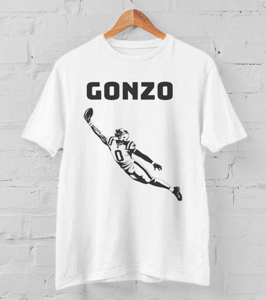 Gonzo Christian Gonzalez New England Patriots Number 0 T-Shirt