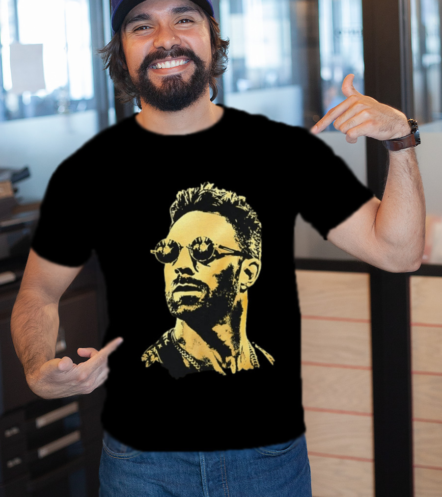 Gold Foil Adam Levine Maroon 5 T-Shirt