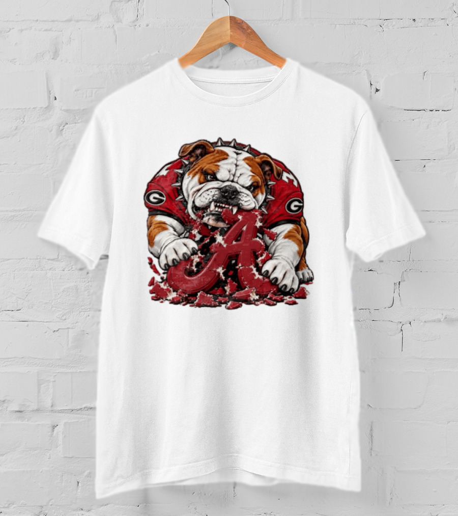 Georgia Bulldogs Crushing Alabama Crimson Tide Rivalry Showdown T-Shirt