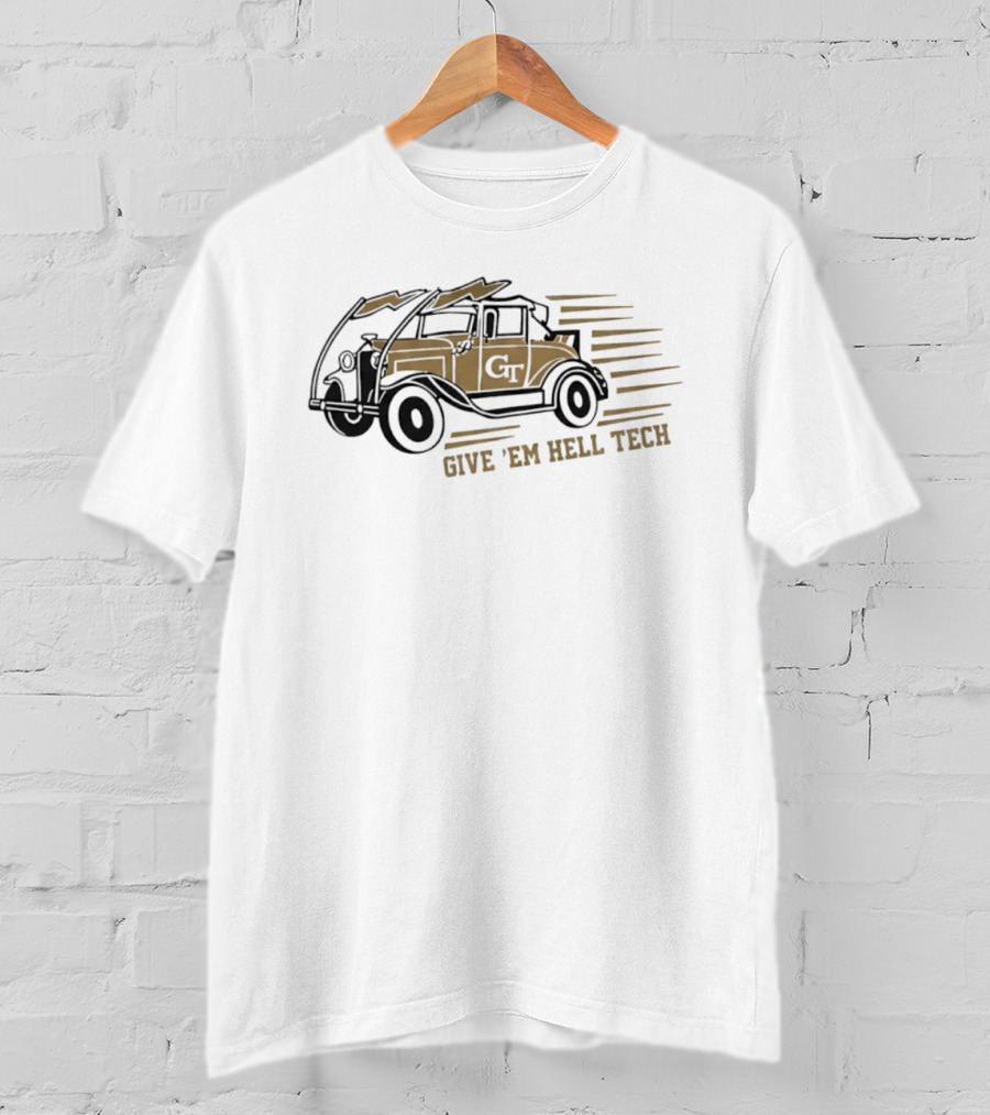 GT Ramblin' Wreck Give 'Em Hell Tech T-Shirt