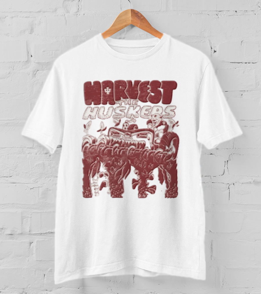 Harvest The Huskers Indiana Hoosiers Vs Nebraska Corn Battle T-Shirt