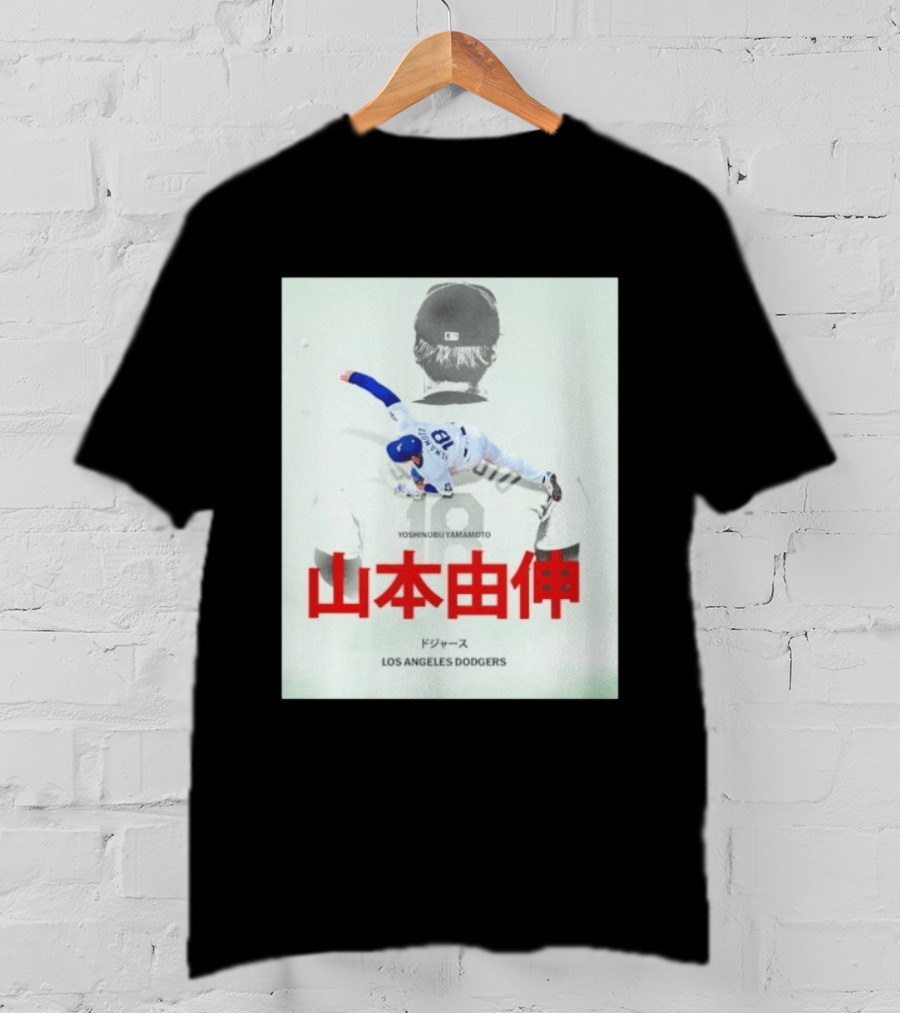 Yoshinobu Yamamoto No 18 Los Angeles Dodgers T-Shirt