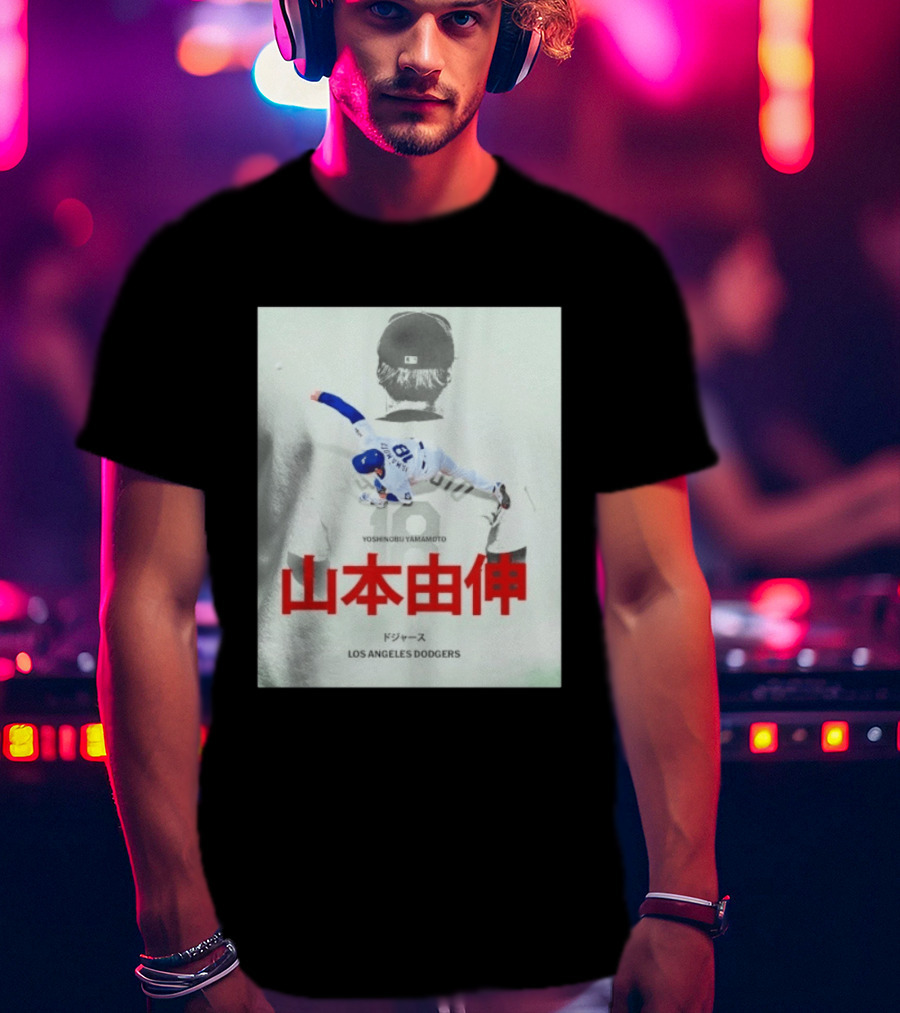 Yoshinobu Yamamoto No 18 Los Angeles Dodgers T-Shirt