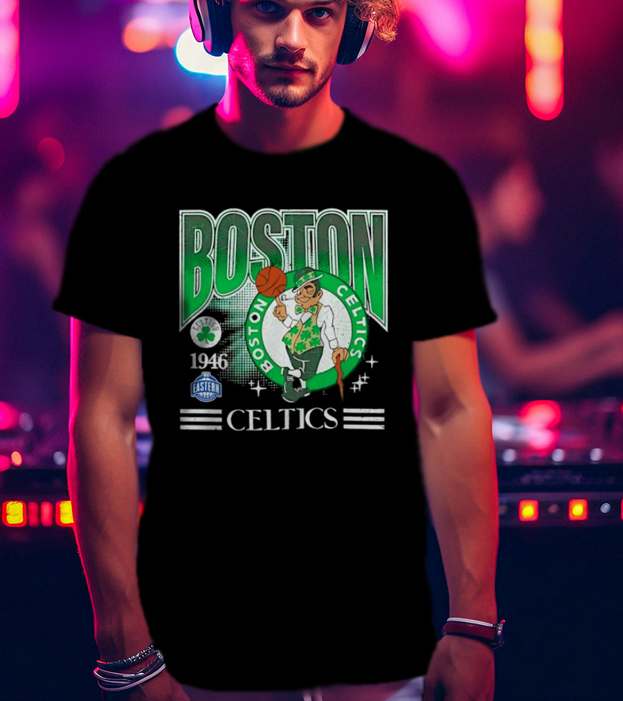 Boston Celtics 1946 Vintage Eastern Conference Basketball T-Shirt