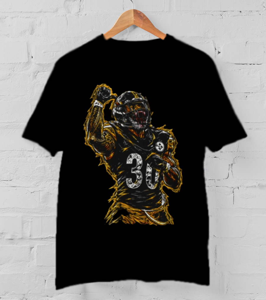 Feed The Beast Jaylen Warren 30 Pittsburgh Steelers Football T-Shirt