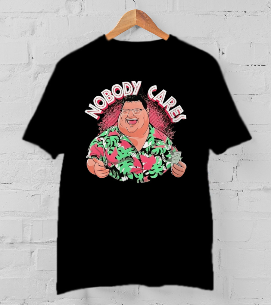 Seinfeld Newman Nobody Cares Wayne Knight Tropical Hawaiian T-Shirt