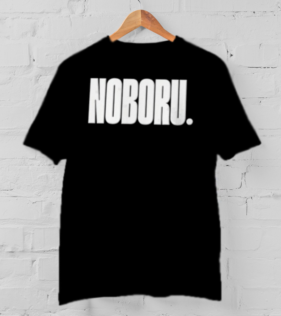 Noboru White Sans Serif T-Shirt